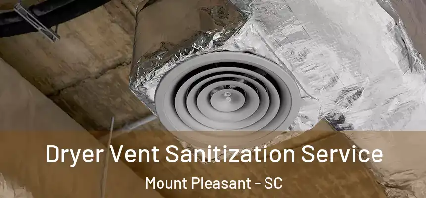  Dryer Vent Sanitization Service Mount Pleasant - SC
