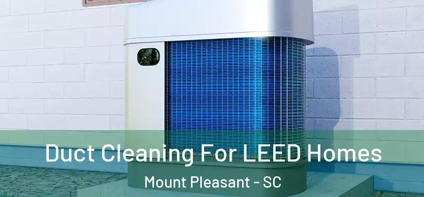  Duct Cleaning For LEED Homes Mount Pleasant - SC
