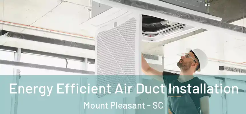  Energy Efficient Air Duct Installation Mount Pleasant - SC