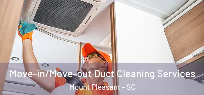  Move-in/Move-out Duct Cleaning Services Mount Pleasant - SC