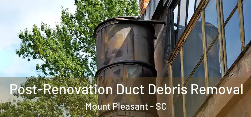  Post-Renovation Duct Debris Removal Mount Pleasant - SC